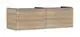 Hansgrohe-HG-Xelu-Q-Waschtischunterschrank-Eiche-Natur-1560-550-mit-2-Schubkaesten-fuer-Konsolen-mit-Aufsatzwaschtisch-geschliffen-Mattweiss-54072700 gallery number 1